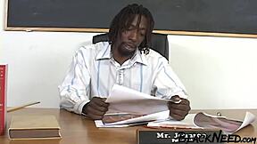 Asian Student Fucked Roughly By Principal