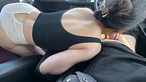 i took my girlfriend to the woods, fucked her bent over in the car