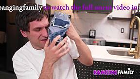 banging asian stepsis hard with tight pussy