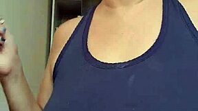 Blonde Milf Shows Her Big Natural Tits In Video For Allan