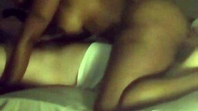 my neighbor rides good dick while her husband at work, in threesome with big tits and ass