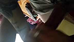 Busty redbone giving sloppy deepthroat blowjob