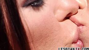 Busty Lesbian Sluts Engage In Hardcore Cunilingus Until They Cum And Squirt