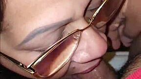 My friend's mom finds me in her bathroom