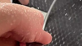 Stepsis unleashes fierce masturbation in a sunny shower with raw intensity.
