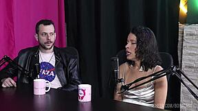 casting compilation with bruna carlos in sheer red