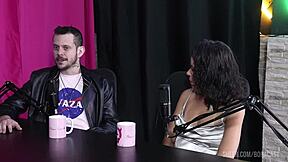 casting compilation with bruna carlos in sheer red