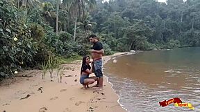 Sexy Latina Amateur Bent Over for Rough Bareback Anal