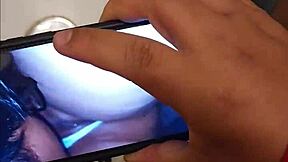 My friend's mom finds me in her bathroom