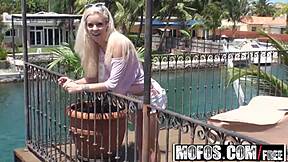 naughty halle von gets anal spanking from neighbor