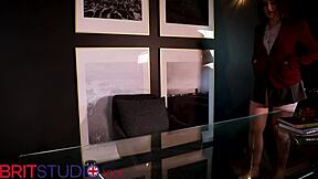 Hey, check out this teen student in stockings getting punished with toys and JOI