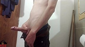 Boss chats while i masturbate in the bathroom