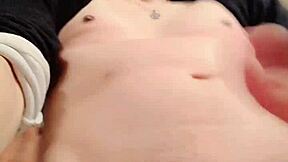 Enjoying a sensual dance and photo session at home