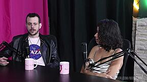 casting compilation with bruna carlos in sheer red