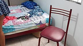 i’m so into my latina teacher after sending that dirty video. touching myself in uniform got him hooked!