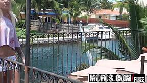 naughty halle von gets anal spanking from neighbor