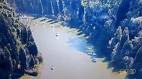 the tourist finally matches with beautiful larissa