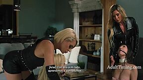 MILFs Lexi Lore And Ariel X Swap Submissive Lesbians In Domination Scene