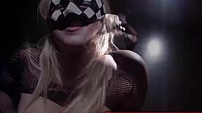 Jon jon prepares to handle stacked blonde leya falcon's ass in close up.