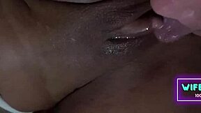 homemade sex: petting my latina wife's huge clit at sunset. feel it?