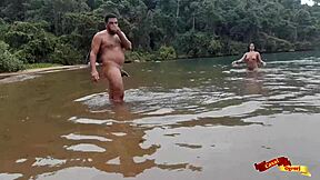 Sexy Latina Amateur Bent Over for Rough Bareback Anal