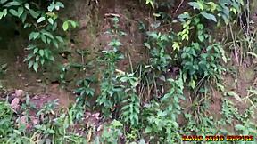 Sex Addicted Wife - I Want You To Fuck Me Anywhere On The Stream Path - Village Hardcore Sex