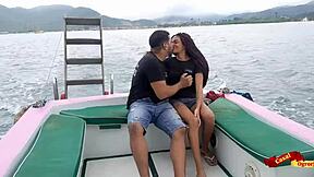 Sexy Latina Amateur Bent Over for Rough Bareback Anal