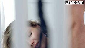 blonde babe mary rock has romantic encounter