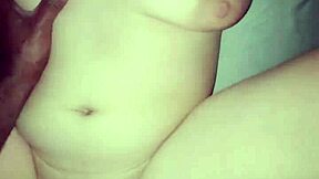 Asian slut in missionary takes cumshot on pussy