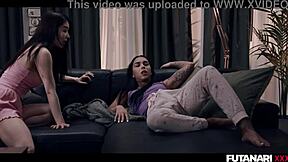 Asian Gangbang Explodes With Rough Double Penetration And Massive Facial