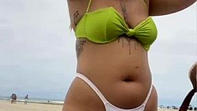 o virgem vai comer o meu cu na praia enquanto eu flasho