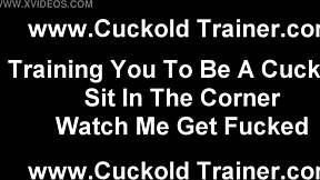 Rub my feet while I get fucked