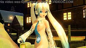 hatsune miku snowman project diva nude mod full nude 😍