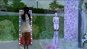 summer walker flaunts her big black ass outdoors