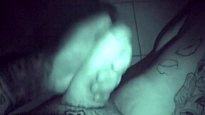 Late Night Stroke Session with Tattoos