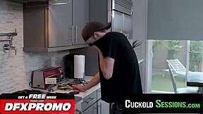 Maintenance Guy Fixed My Stove And Fucked My Wife In Front Of Me