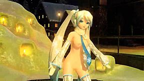 hatsune miku snowman project diva nude mod full nude 😍