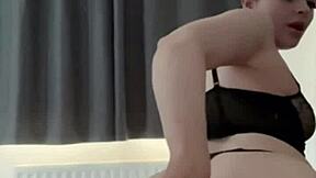 Horny British Slut Goes Wild in Solo Masturbation Session