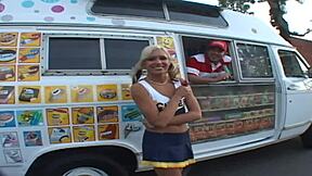 Kacey Jordan Bangs Her Mouth With Ice Cream Before Facial Cumshot And Anal Sex