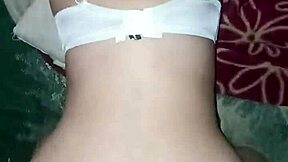 suggestive way she handles it like a pro