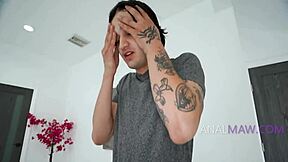 Pious step mother offers anal