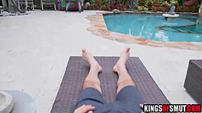 Horny Step Mom Blows Young Step Son's Cock