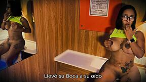 Stepmother Masturbates While Her Stepson Secretly Watches Her