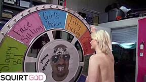 Siri dahl's gushing pussy gets slammed by dan's furiously pumping cock during liquid lunch.