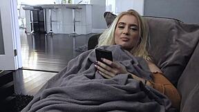 Hot Step Sister Caught Masturbating During Massage!