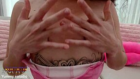 Cute 18+ Brazilian Bruna Santos Fisted By Allan Chocolate Then Intense 3-On-1