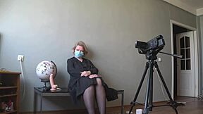 Ever wondered how I film a mature teacher's anal and vaginal penetration in an anatomy lesson?