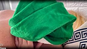 Snow White Bends Over for Doggystyle, Pussy Creampied After Blowjob.