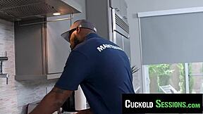 Maintenance Guy Fixed My Stove And Fucked My Wife In Front Of Me