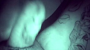 Late Night Stroke Session with Tattoos